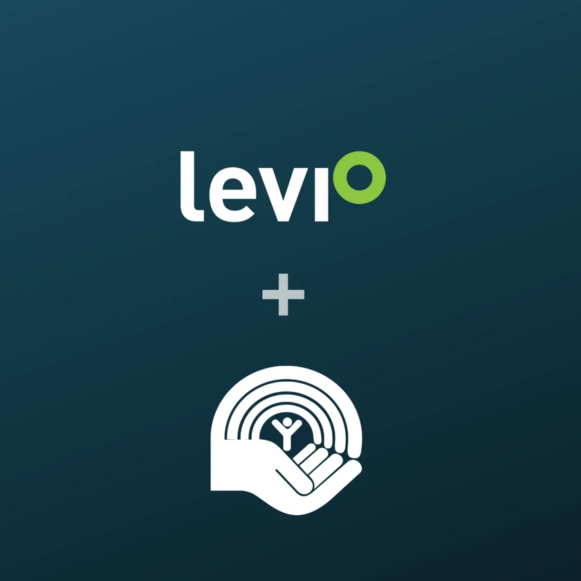 Levio logo and Centraide / United Way logo